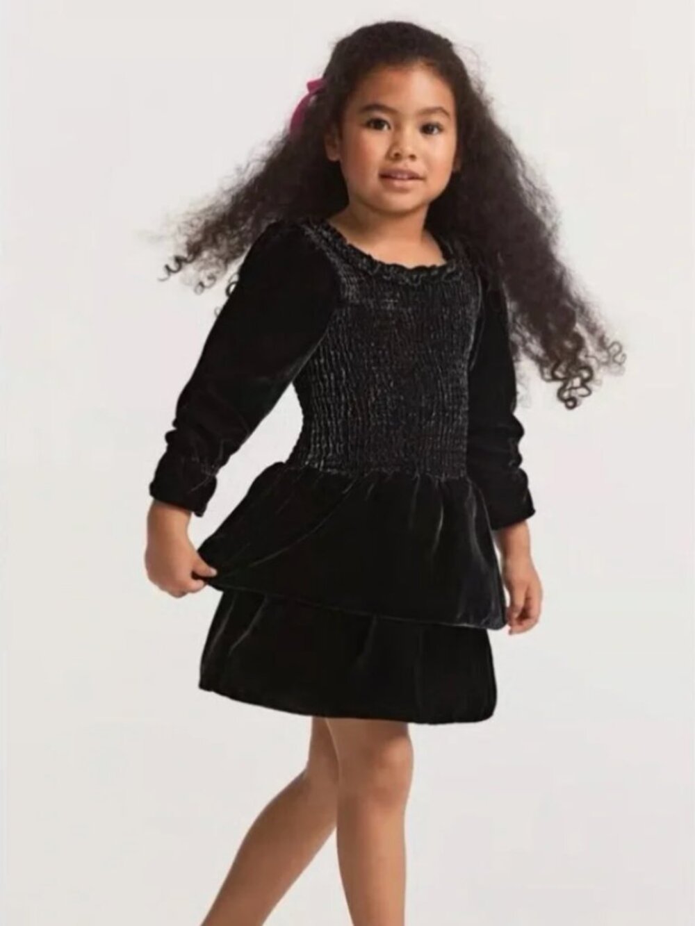 Girls' Velvet Dev Dress | LoveShackFancy